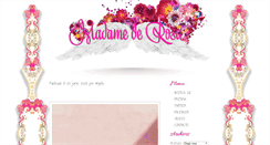 Desktop Screenshot of madamederosa.com